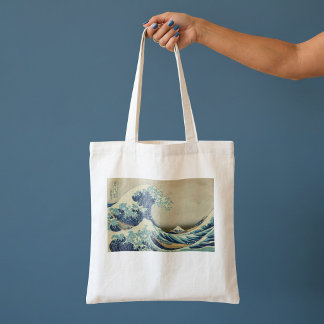 Tote Bag La Grande Vague au large de Kanagawa - Vintage Jap