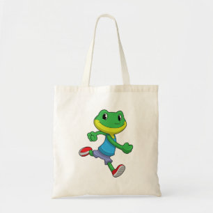 Tote Bag La grenouille comme coureur à la course