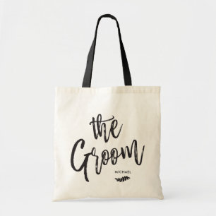 Tote Bag La Groom  Mariage de nom personnalisé du style de