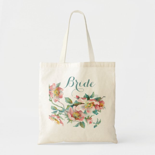 Tote Bag La jeune mariée, jeune mariée d'équipe, mariage, (Devant)