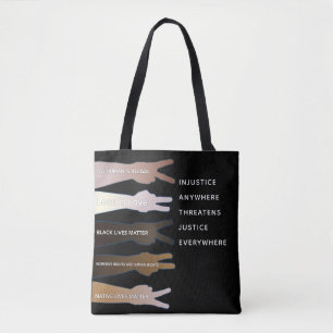 Tote Bag La justice partout menace la justice nulle part