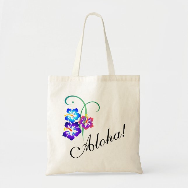 Tote Bag La ketmie hawaïenne fleurit Aloha (Devant)
