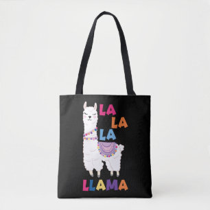 Tote Bag La La La Llama - Drôle Chant Llama