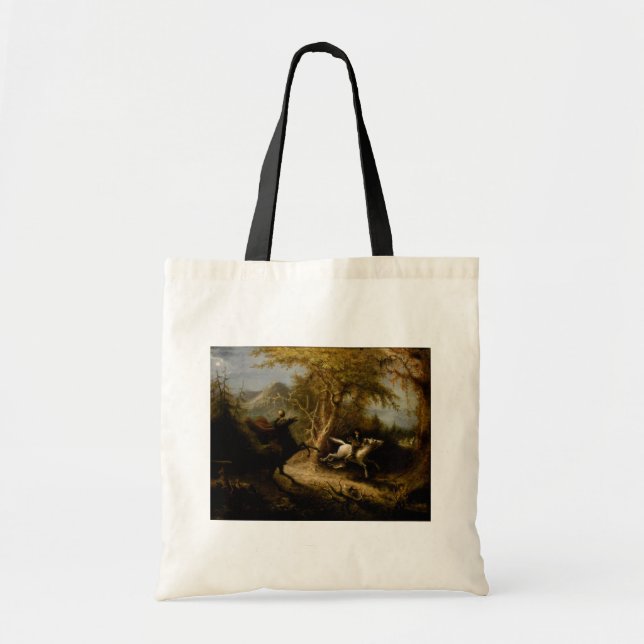 Tote Bag La légende d'Halloween du cavalier sans tête Sleep (Devant)