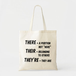 Tote Bag Là leur ils sont