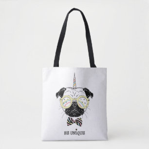 Tote Bag La licorne de carlin   soit unique