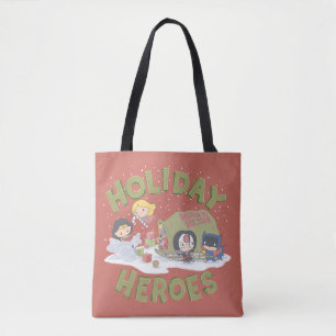 Tote Bag La Ligue de la justice Chibi présente ses proposit