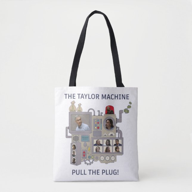 Tote Bag La machine de Taylor (Devant)