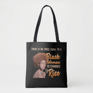 Tote Bag La Magique Reine Africaine De La Fille Noire Déter