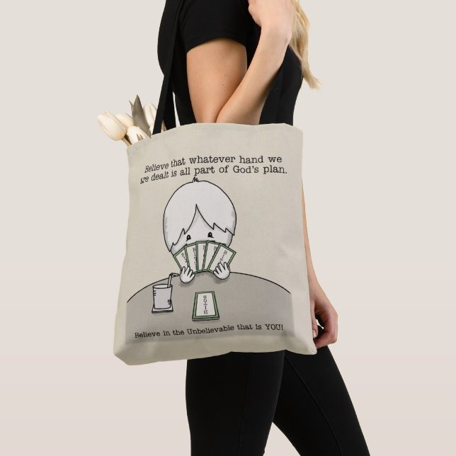Tote Bag La main sur laquelle nous sommes confrontés (De près)