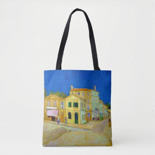 Tote Bag La Maison Jaune, Van Gogh (Devant)