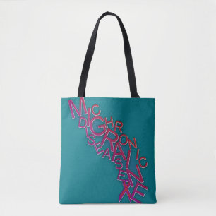 Tote Bag La maladie chronique de migraine - bousculade de
