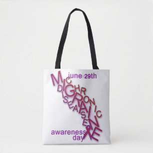 Tote Bag La maladie chronique de migraine - bousculade de
