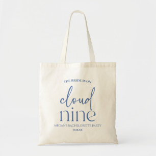 Tote Bag La Mariée Est Sur Cloud Neuf Blue Bachelorette Par