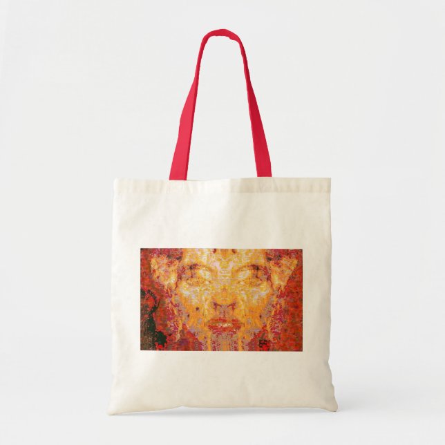 Tote Bag LA MATIÈRE N'A PAS D'IMPORTANCE Masque fractal en  (Devant)