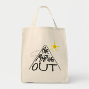 Tote Bag La Montagne est dehors - Choisissez votre couleur 