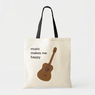 Tote Bag la musique me rend heureux