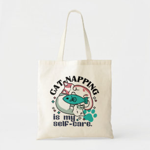 Tote Bag La Nappage De Chats Est Mon Soin Personnel : Chats