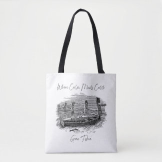 Tote Bag Là où le calme rencontre la prise