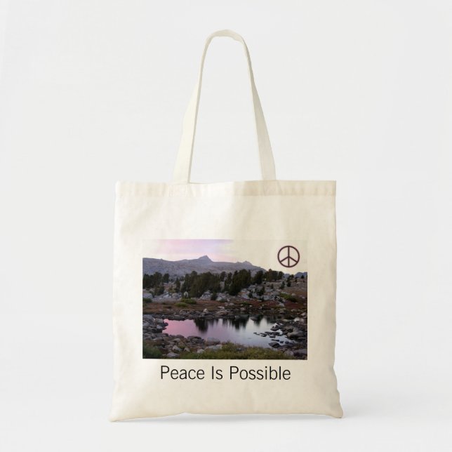 Tote Bag La paix est Fourre-tout possible (Devant)