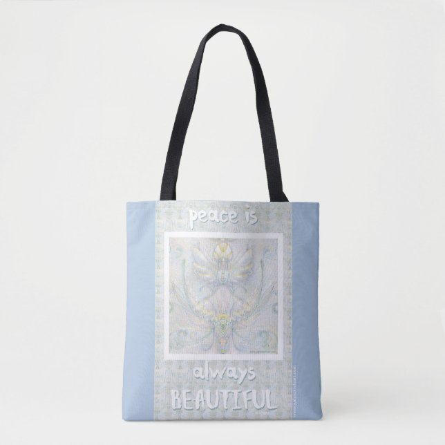 Tote Bag La paix est toujours belle, sur l'échiquier Fourre (Devant)