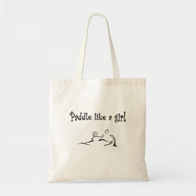 Tote Bag La palette aiment une fille (Devant)