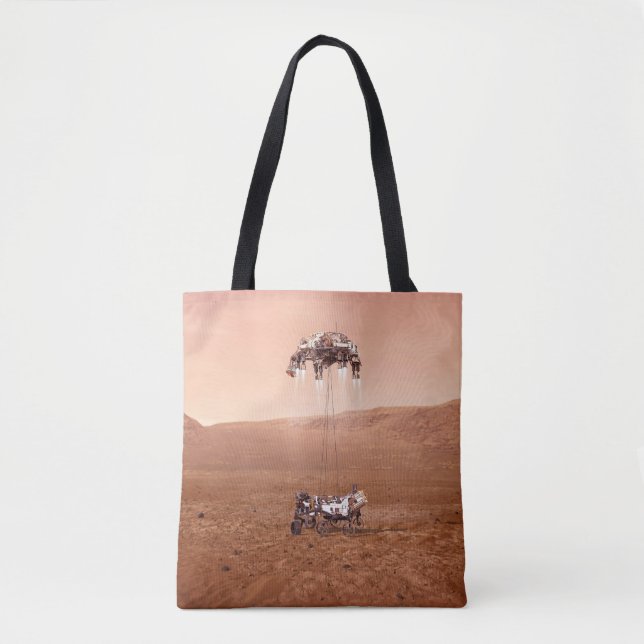 Tote Bag La Persévérance Arrive En Toute Sécurité Sur Mars. (Devant)