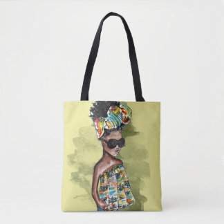 Tote Bag La petite copie africaine du fond de Bell de