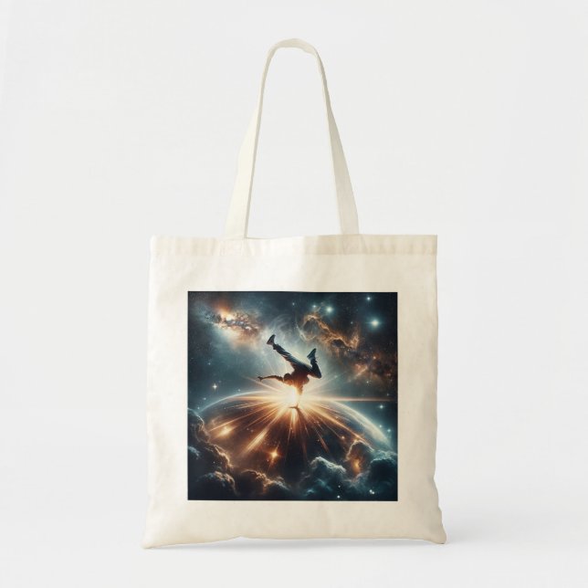 Tote Bag La petite danse rencontre l'univers (Devant)