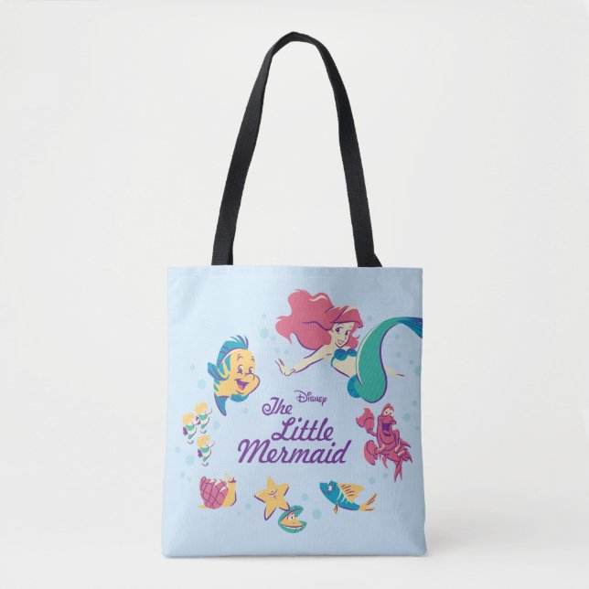 Tote Bag La Petite Sirène et la Mer (Devant)