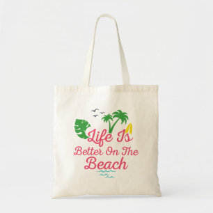 Tote Bag la plage est plus animée