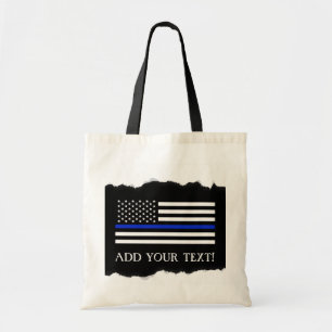 Tote Bag La police dénomme la coutume de drapeau américai