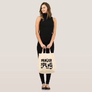 Tote Bag La prière est le Plug Grocery Fourre-tout