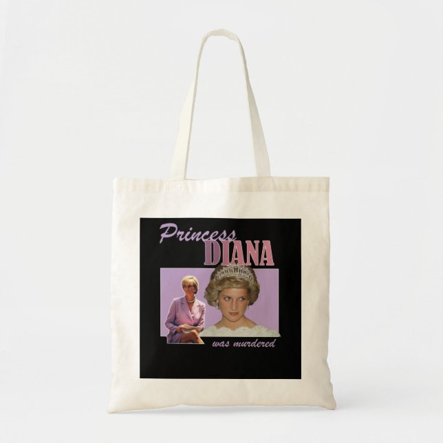 Tote Bag La princesse Diana a été assassinée (Devant)