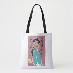 Tote Bag La princesse Jasmine - Faites vos rêves plus haut