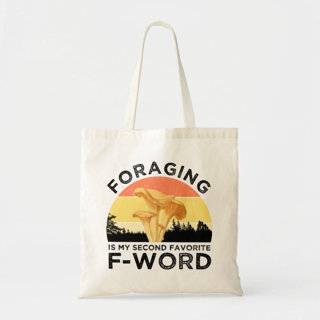 Tote Bag La recherche de nourriture est ma deuxième Chanter (Devant)
