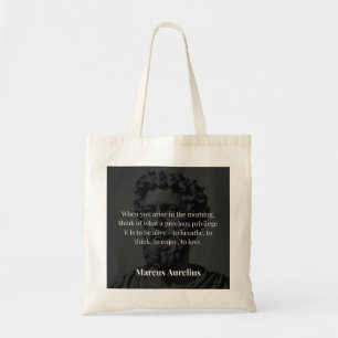 Tote Bag La réflexion matinale de Marcus Aurelius