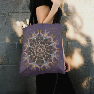 Tote Bag La réfraction pura cravate-in de fil pilé