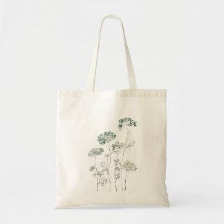 Tote Bag La reine abstraite et la dentelle verte