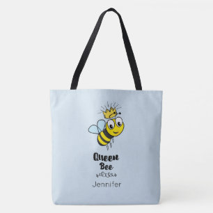 Tote Bag La reine des abeilles mignonne gaffent l'abeille