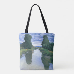 Tote Bag La rivière de Berville par Felix Vallotton, Fine A
