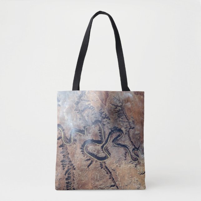Tote Bag La Rivière Verte Et Ses Canyons Tributaires Dans L (Devant)