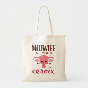 Tote Bag La sage-femme à votre Cerviz
