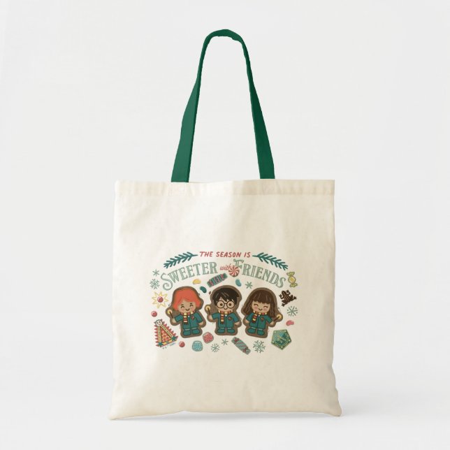 Tote Bag La saison est plus douce avec les amis (Devant)