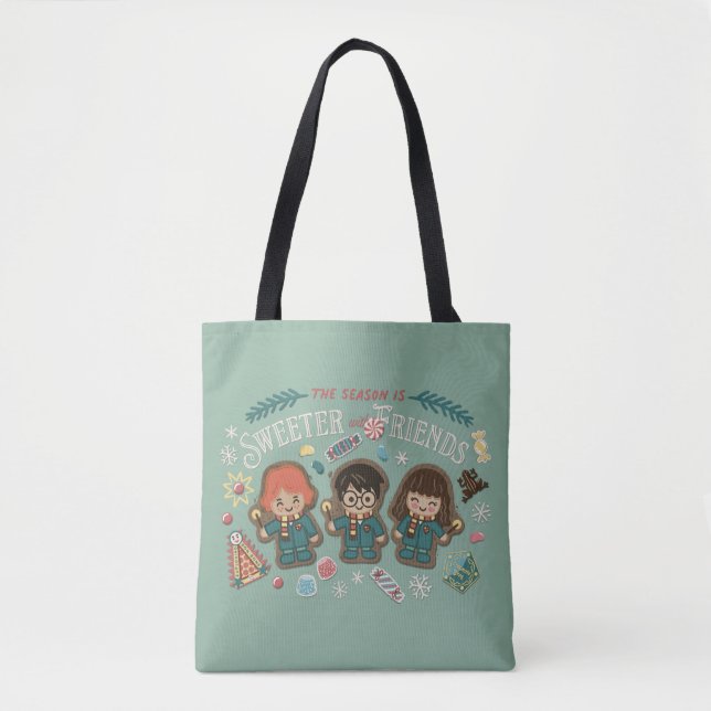 Tote Bag La saison est plus douce avec les amis (Devant)