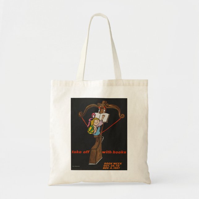 Tote Bag La semaine du livre Fourre-tout de 1967 enfants (Devant)