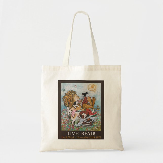 Tote Bag La semaine du livre Fourre-tout de 1973 enfants (Devant)