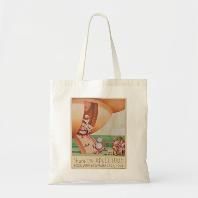 Tote Bag La semaine du livre Fourre-tout de 1993 enfants (Devant)