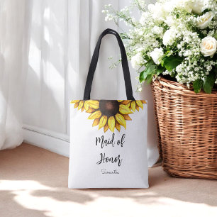 Tote Bag La servante d'honneur Mariage de tournesol