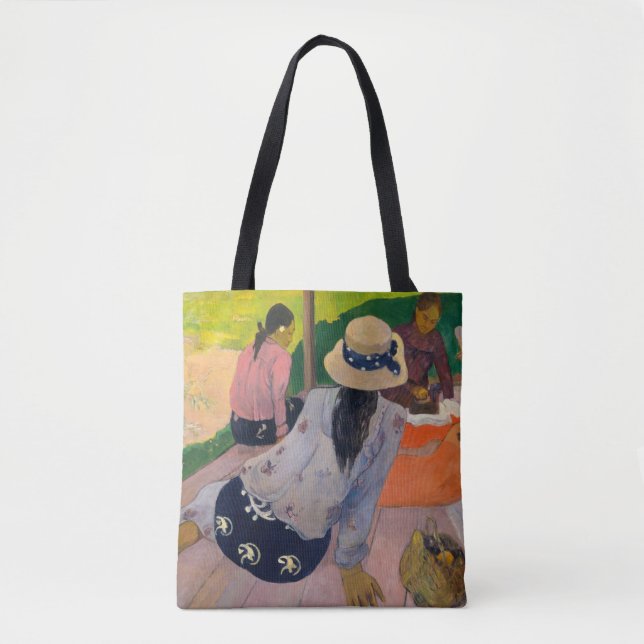 Tote Bag La Siesta par Paul Gauguin Tahitian Femmes Tahiti (Devant)